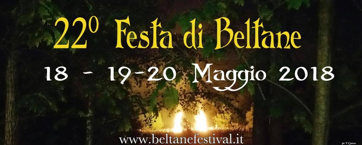 Locandina Festa di Beltane a Masserano -18, 19 e 20 Maggio 2018